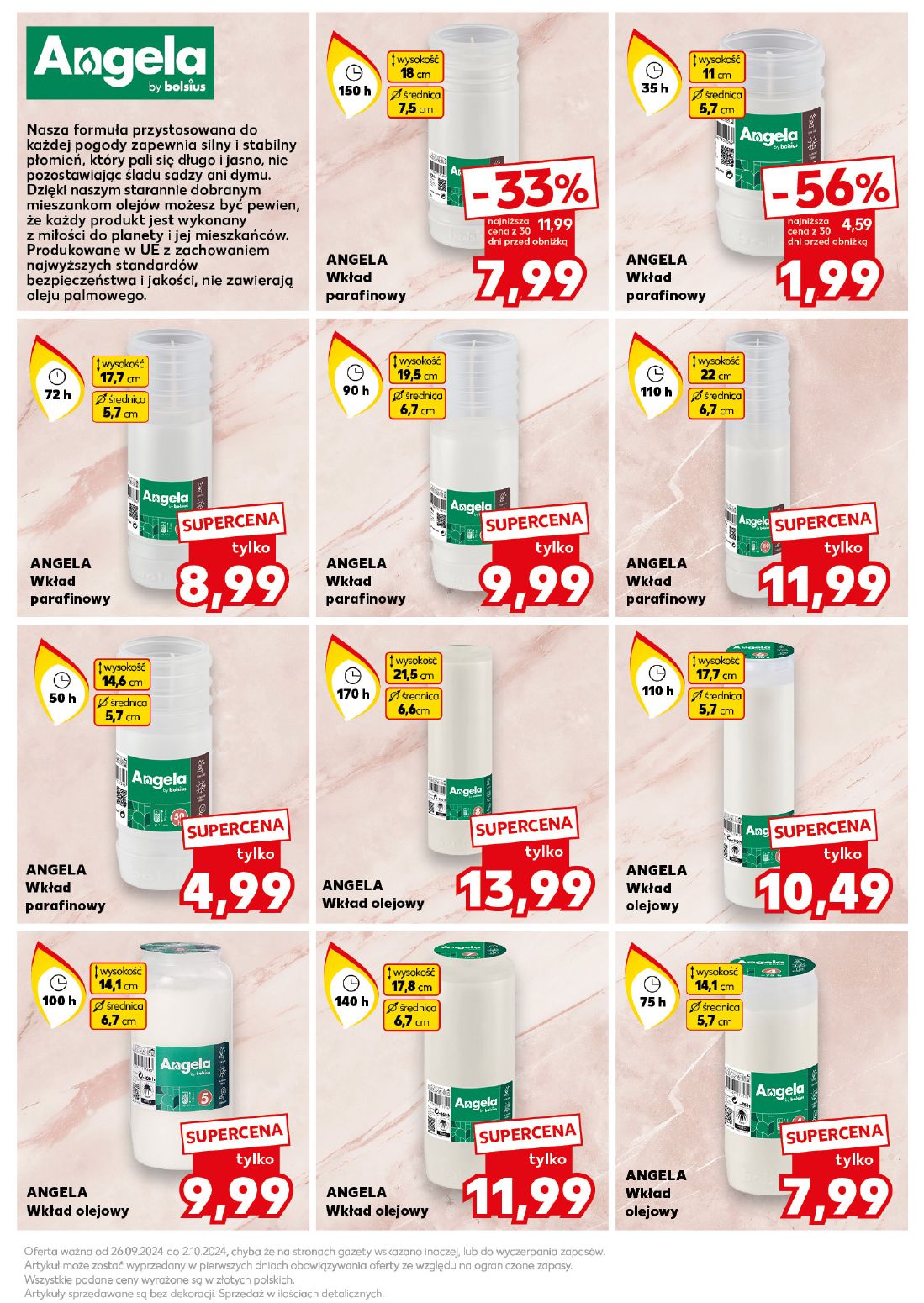 gazetka promocyjna Kaufland Pamiętaj, dbaj! Znicze, wkłady, dekoracje - Strona 5