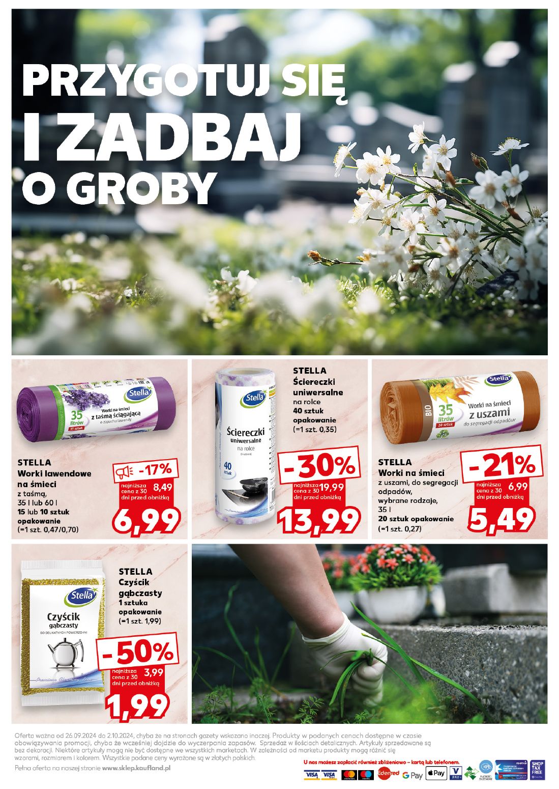 gazetka promocyjna Kaufland Pamiętaj, dbaj! Znicze, wkłady, dekoracje - Strona 12