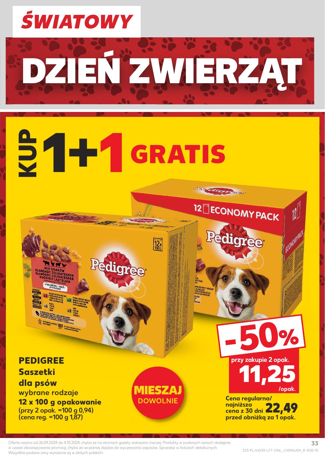 gazetka promocyjna Kaufland Światowy dzień zwierząt - Strona 33