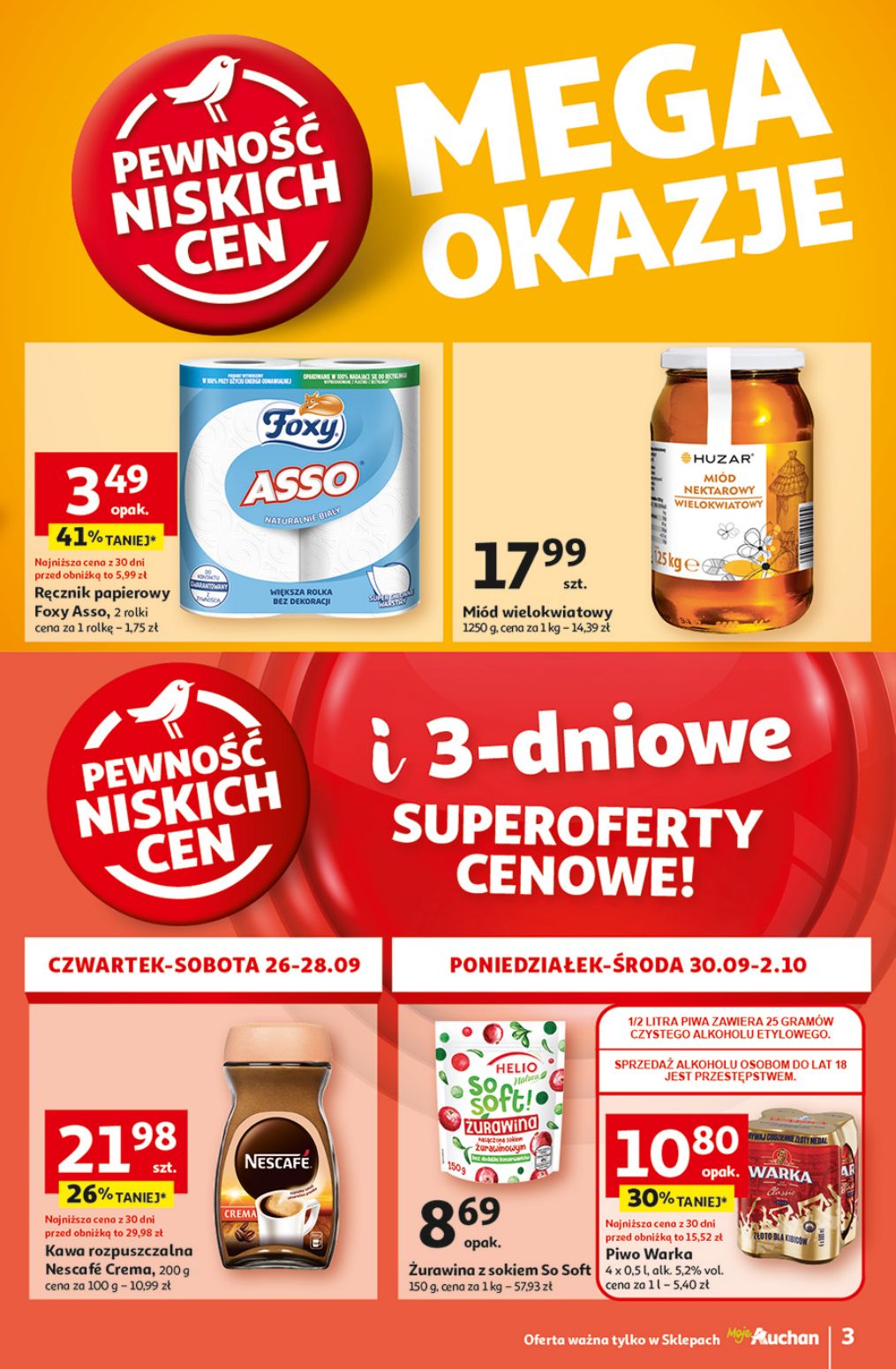 gazetka promocyjna Moje Auchan Pewność niskich cen - Strona 3