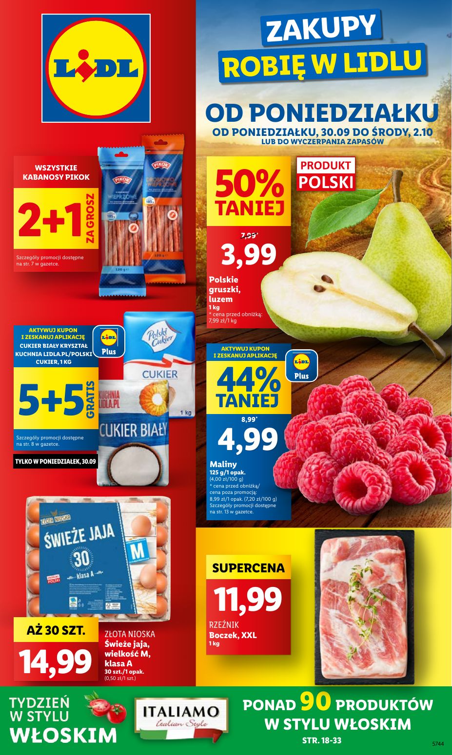 gazetka promocyjna LIDL Od poniedziałku - Strona 1