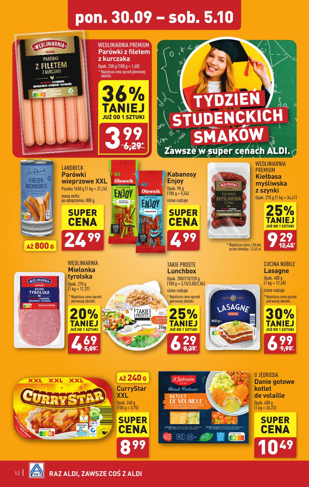 gazetka promocyjna ALDI Raz ALDI, zawsze coś z ALDI - Strona 12