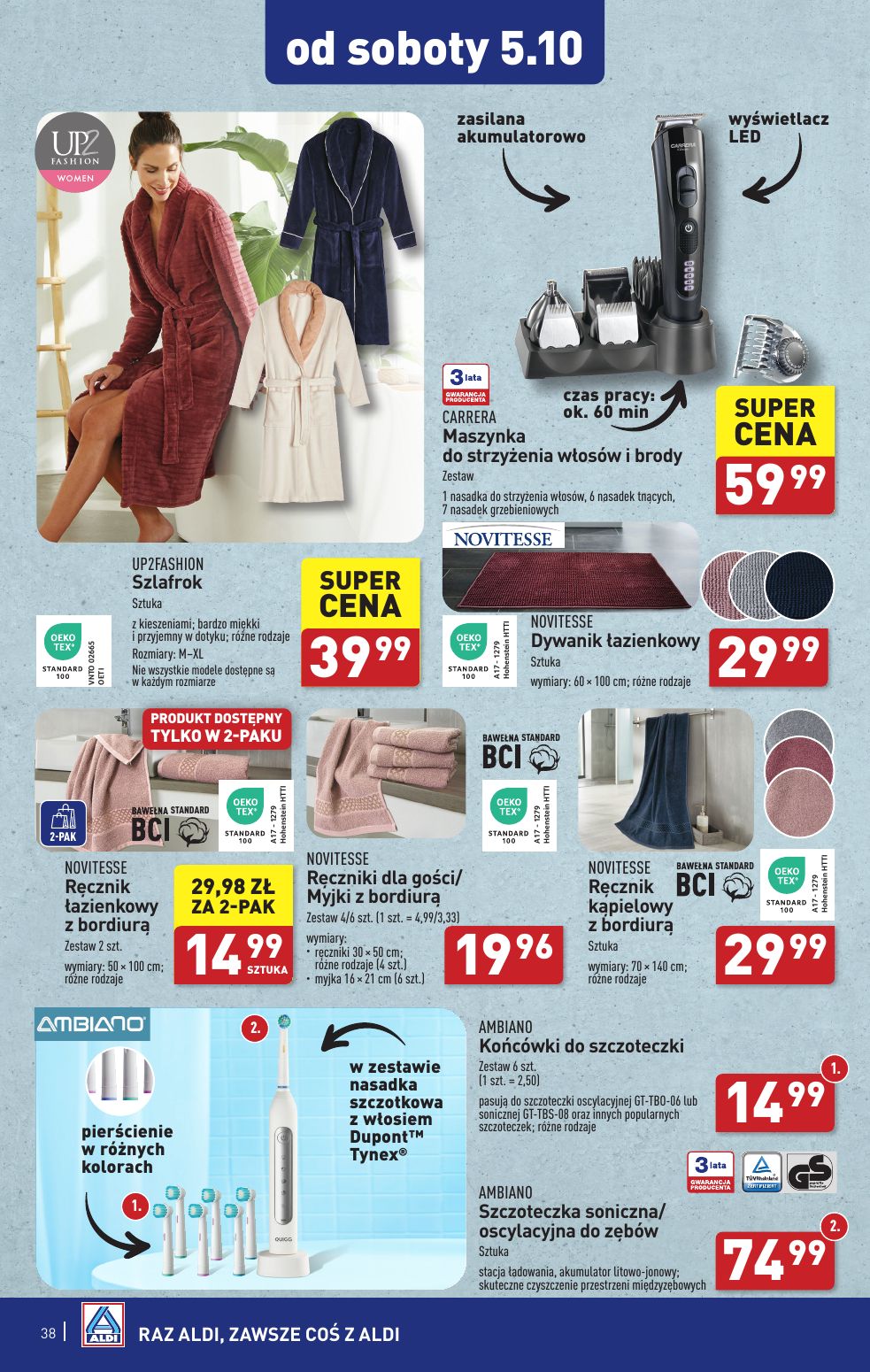 gazetka promocyjna ALDI Raz ALDI, zawsze coś z ALDI - Strona 38