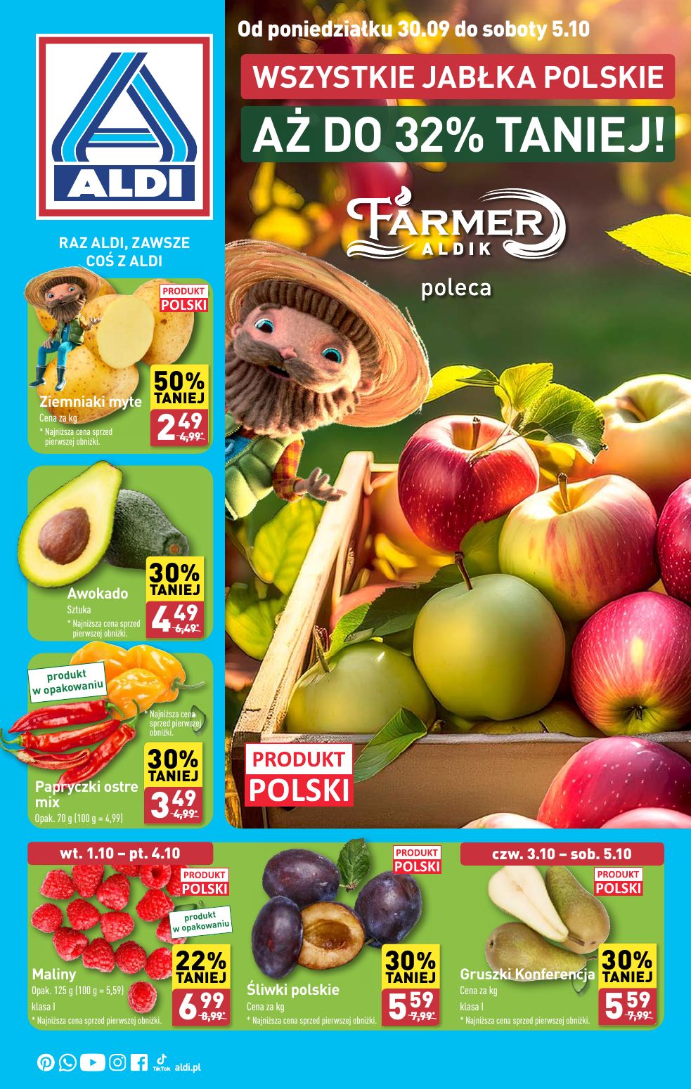 gazetka promocyjna ALDI Farmer Aldik poleca - Strona 1