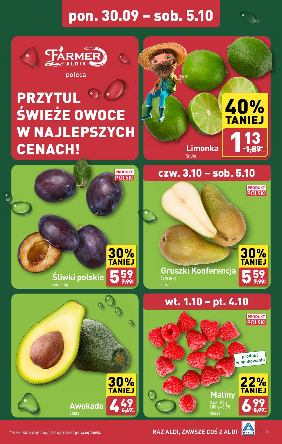 gazetka promocyjna ALDI Farmer Aldik poleca - Strona 3