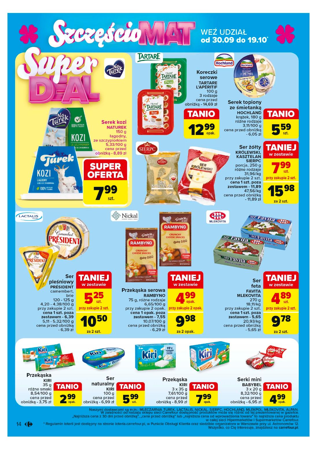 gazetka promocyjna Carrefour Market LOTERIA Szczęściomat - Strona 14