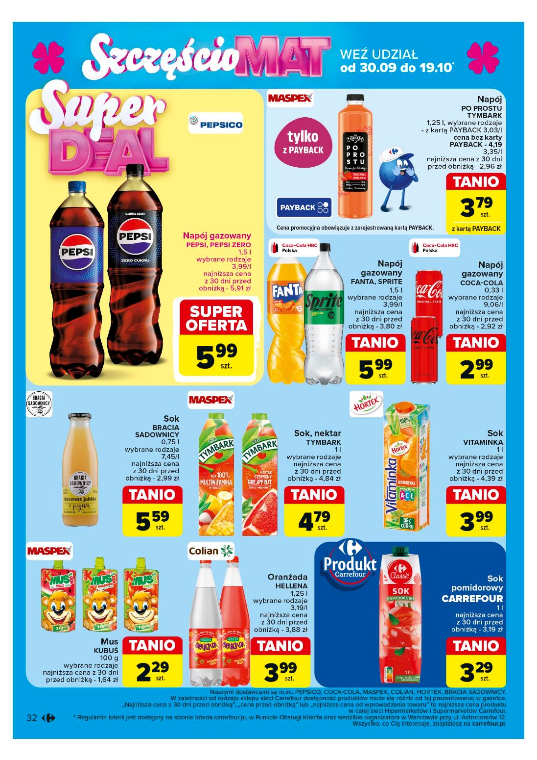 gazetka promocyjna Carrefour Market LOTERIA Szczęściomat - Strona 32