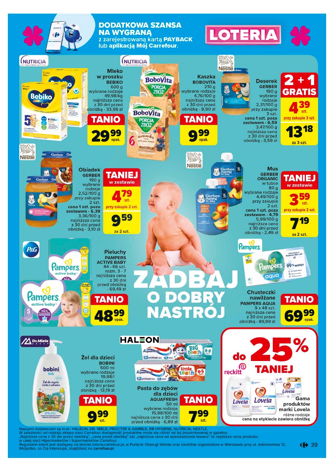 gazetka promocyjna Carrefour Market LOTERIA Szczęściomat - Strona 39