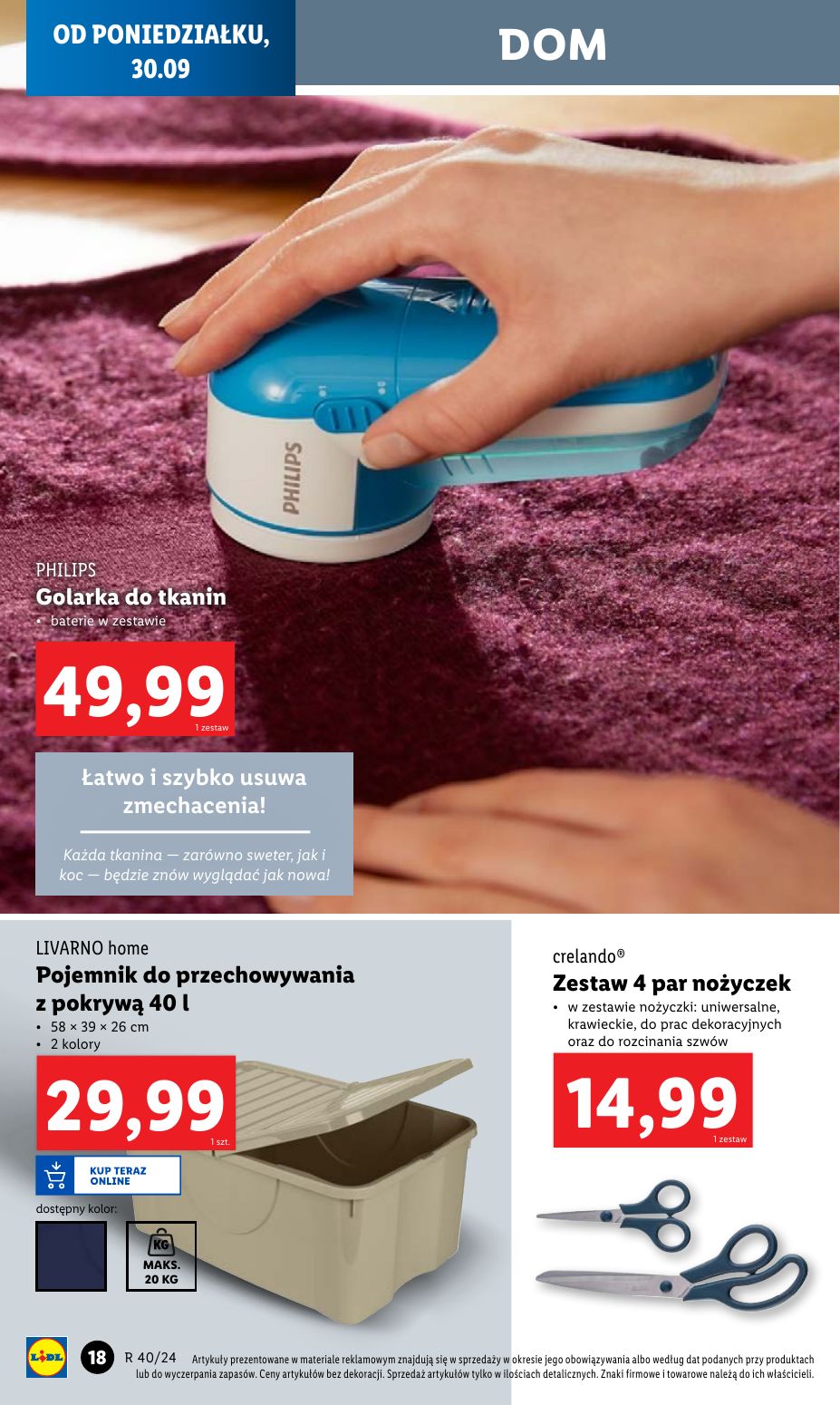 gazetka promocyjna LIDL Okazje od poniedziałku - Strona 20