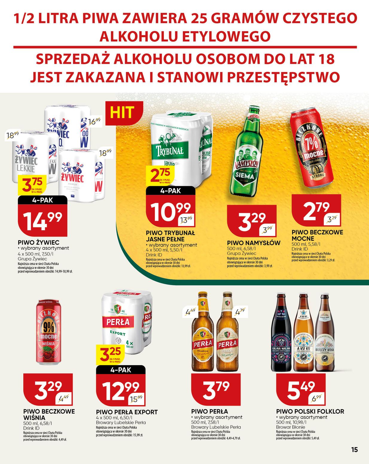 gazetka promocyjna Chata Polska  - Strona 15