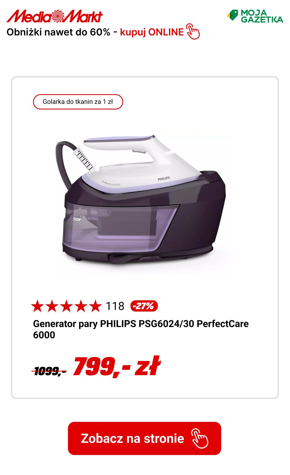 gazetka promocyjna Media Markt TOP PROMO. Sprawdź produkty w obniżonych cenach nawet do 60%! - Strona 20