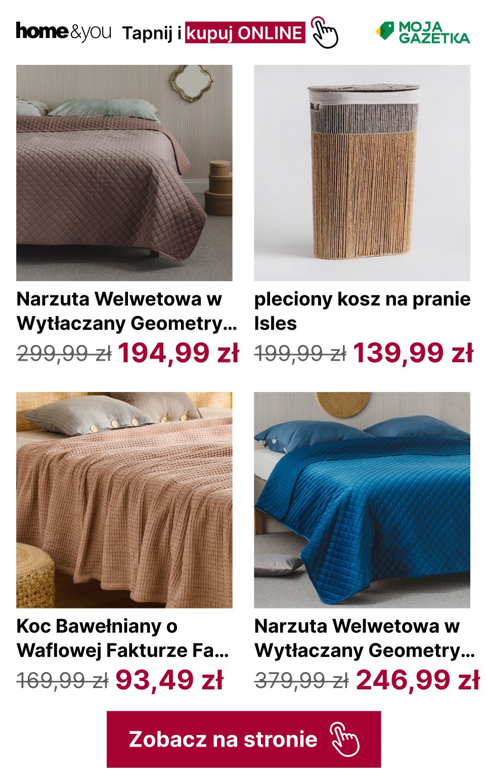 gazetka promocyjna home&you Przeceny do -50%! - Strona 2