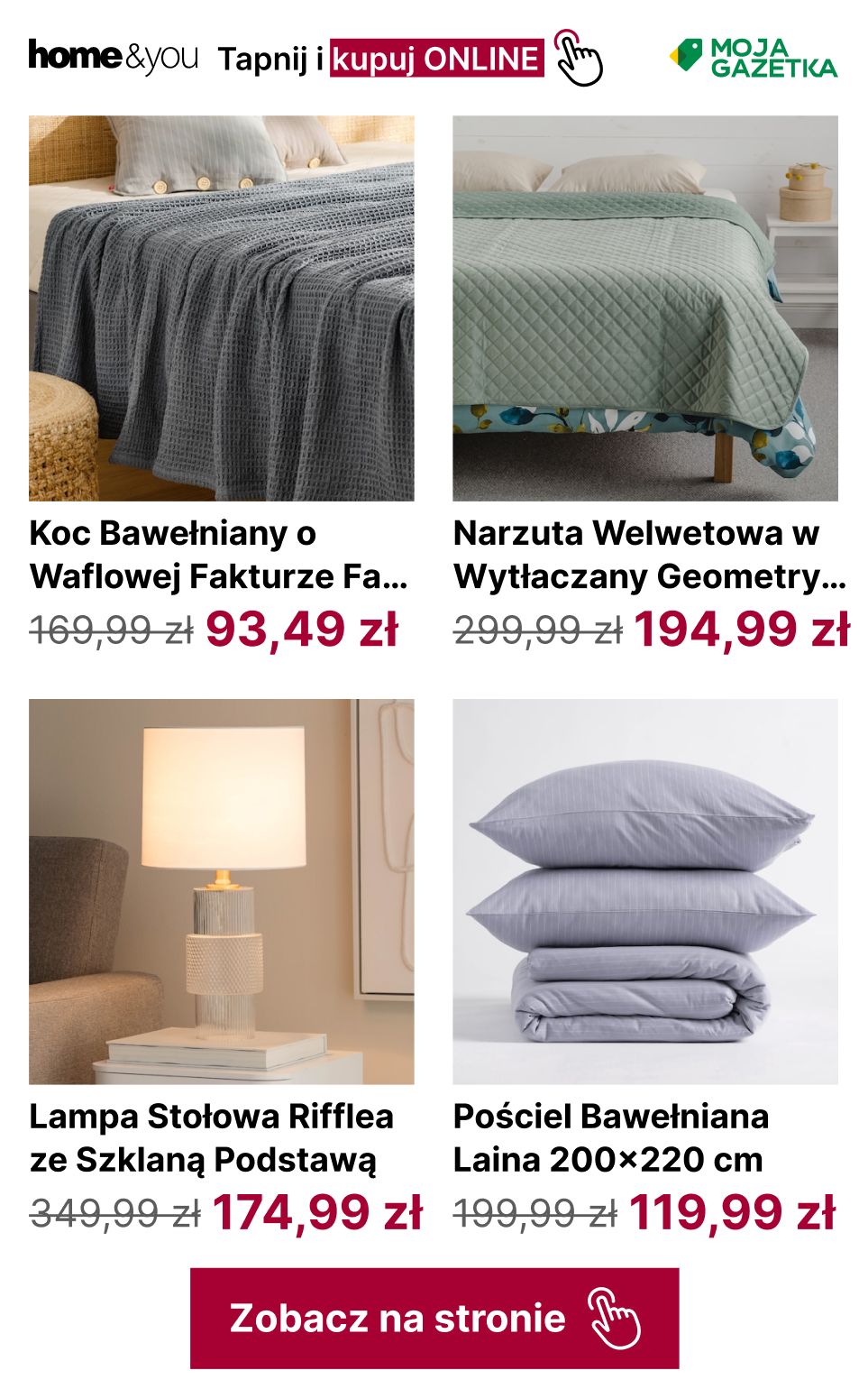 gazetka promocyjna home&you Przeceny do -50%! - Strona 3