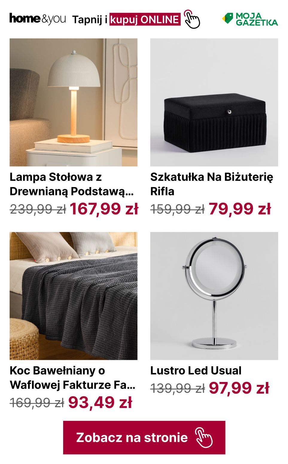 gazetka promocyjna home&you Przeceny do -50%! - Strona 4