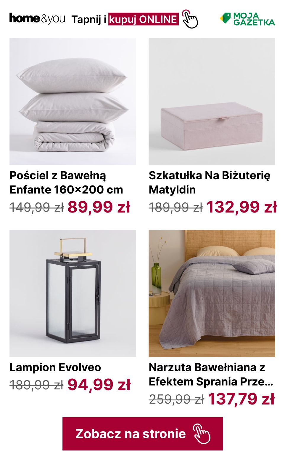 gazetka promocyjna home&you Przeceny do -50%! - Strona 6