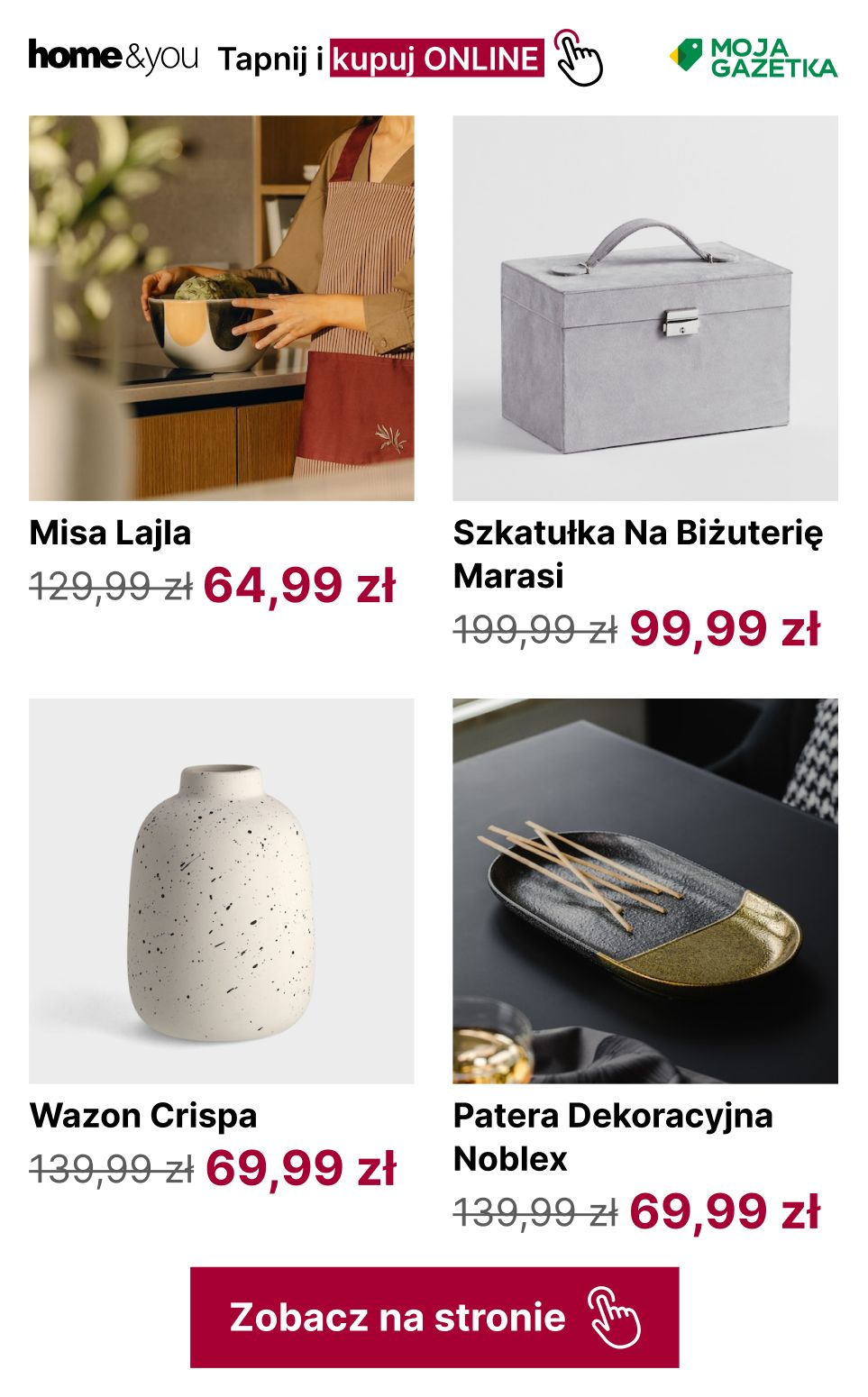 gazetka promocyjna home&you Przeceny do -50%! - Strona 8