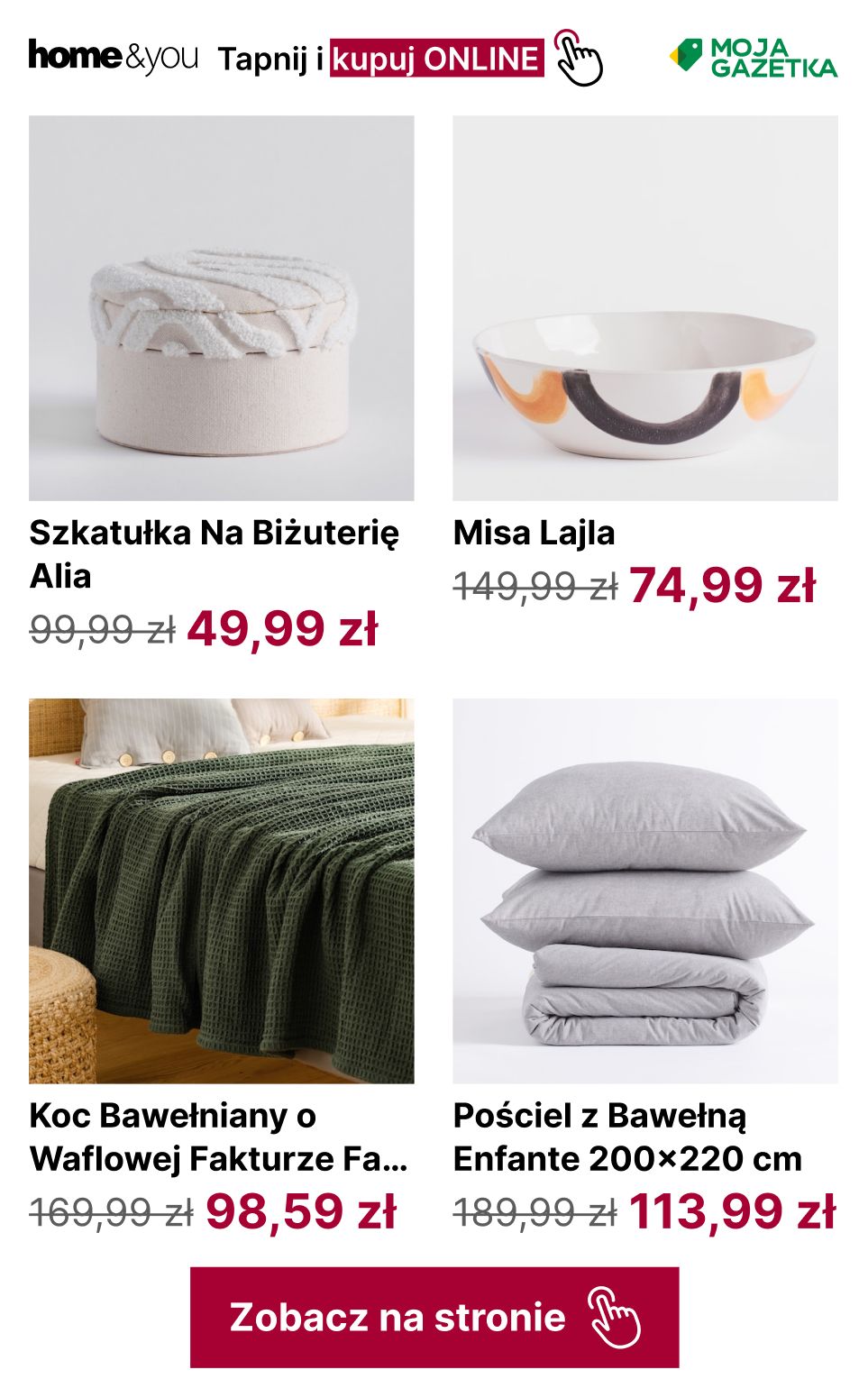 gazetka promocyjna home&you Przeceny do -50%! - Strona 9