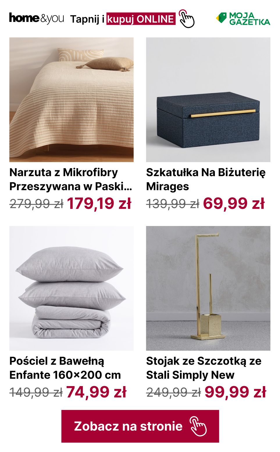 gazetka promocyjna home&you Przeceny do -50%! - Strona 10