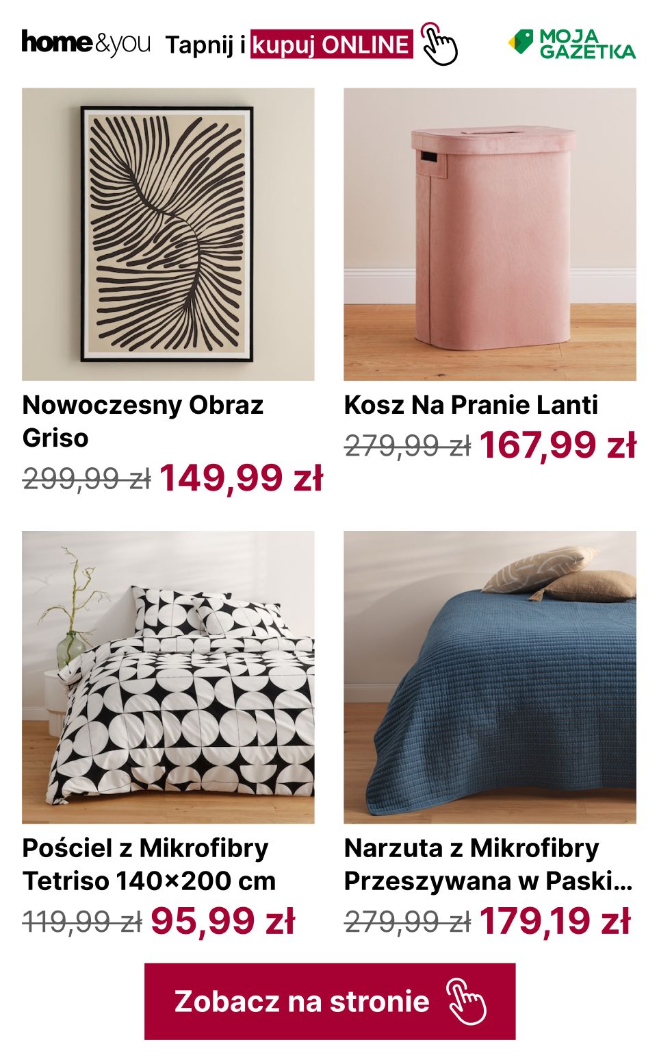 gazetka promocyjna home&you Przeceny do -50%! - Strona 16