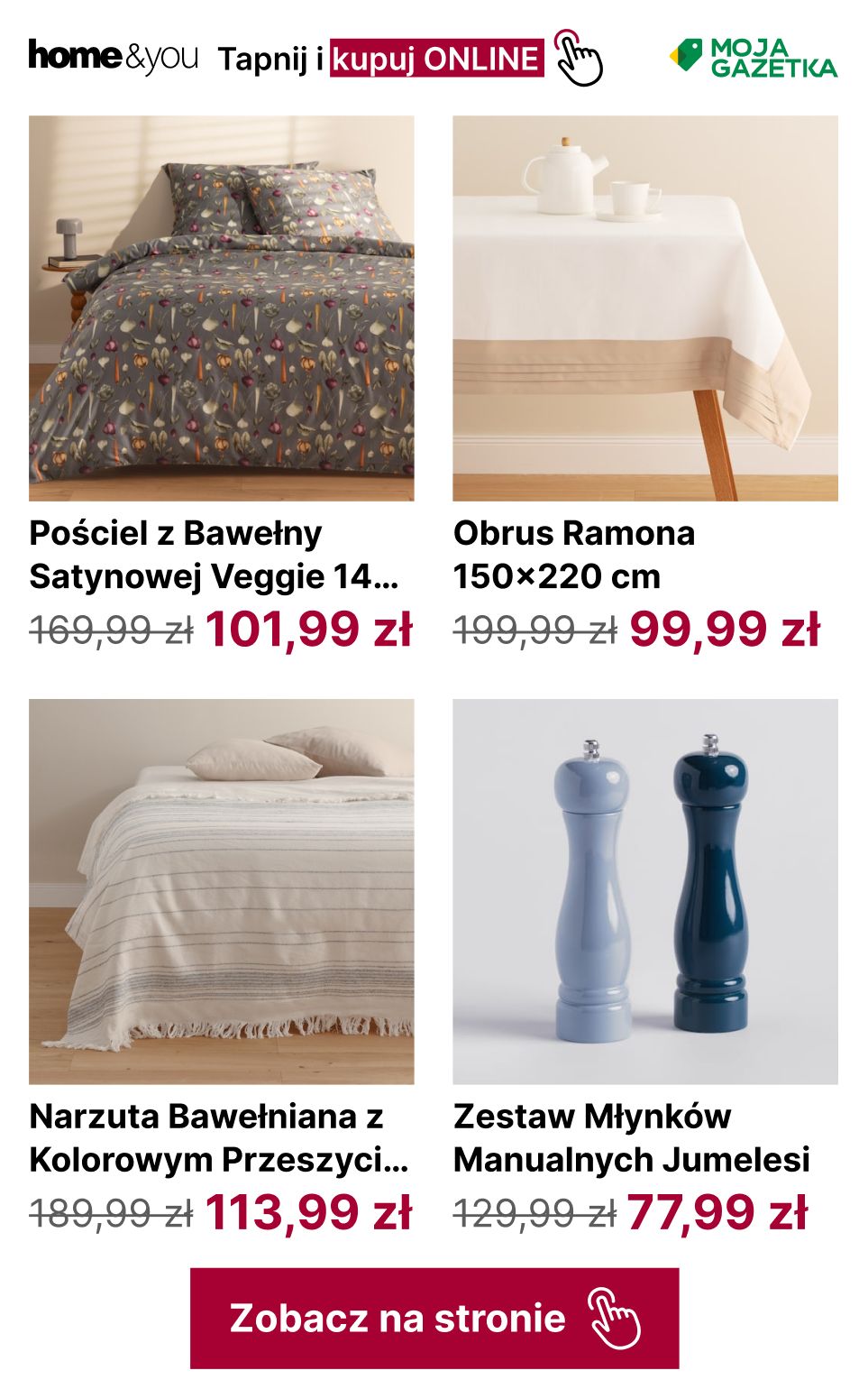 gazetka promocyjna home&you Przeceny do -50%! - Strona 17