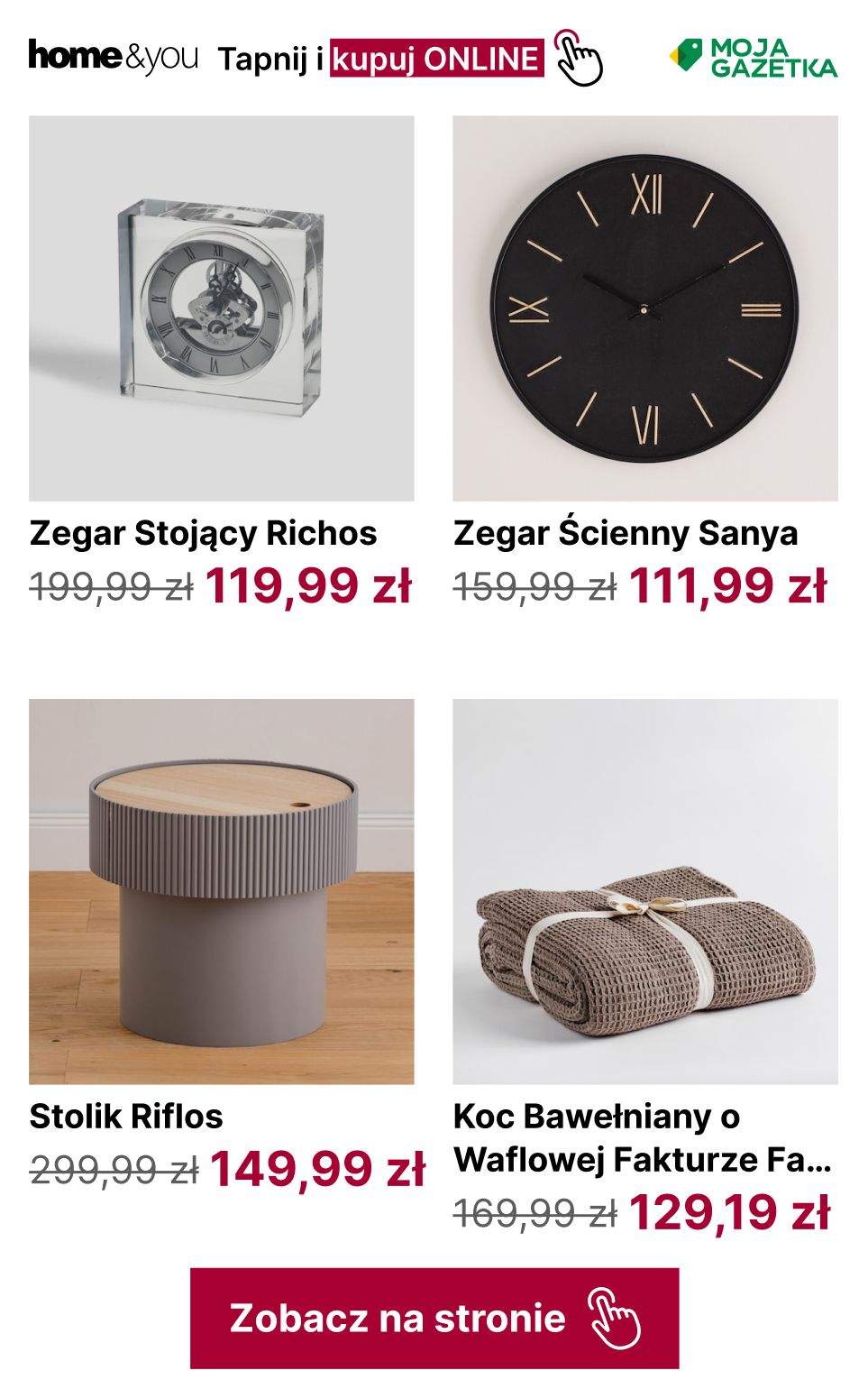 gazetka promocyjna home&you Przeceny do -50%! - Strona 20