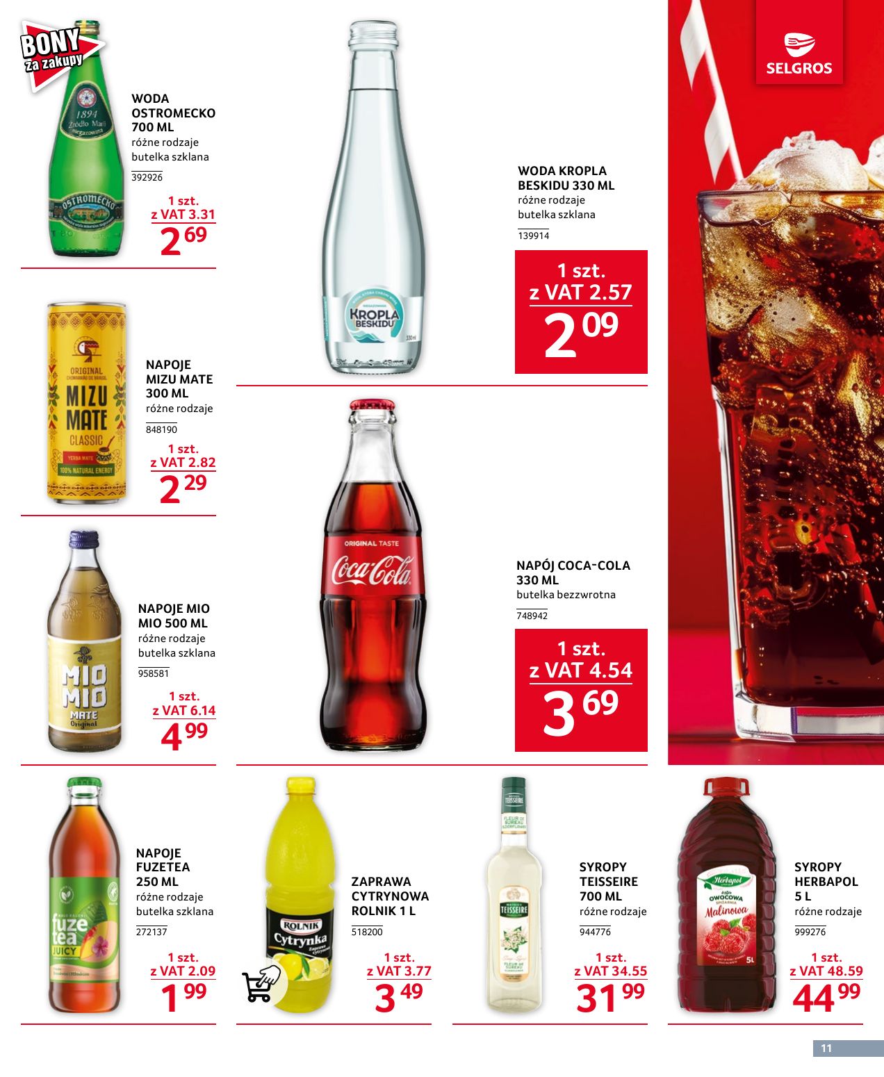 gazetka promocyjna SELGROS Oferta dla gastronomii - Strona 11