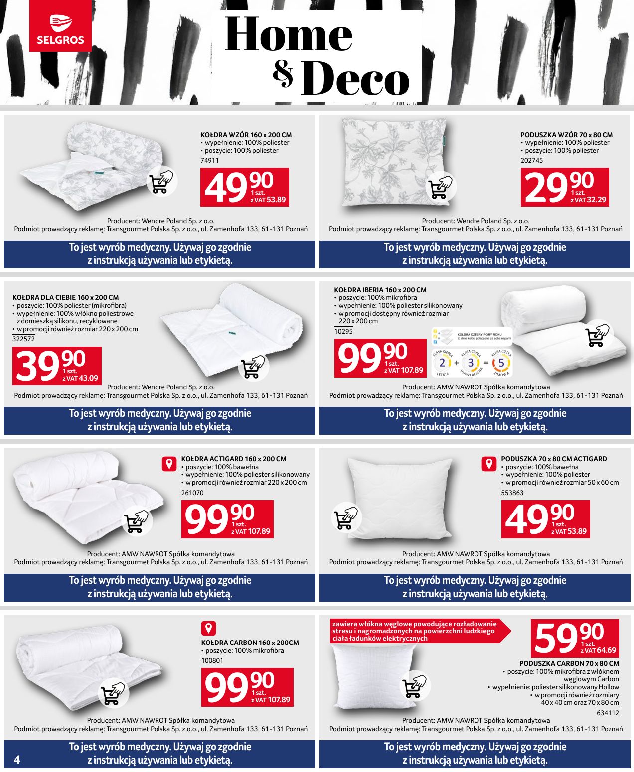 gazetka promocyjna SELGROS Katalog Home&Deco - Strona 4