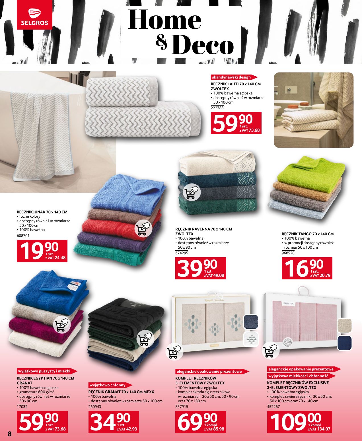 gazetka promocyjna SELGROS Katalog Home&Deco - Strona 8