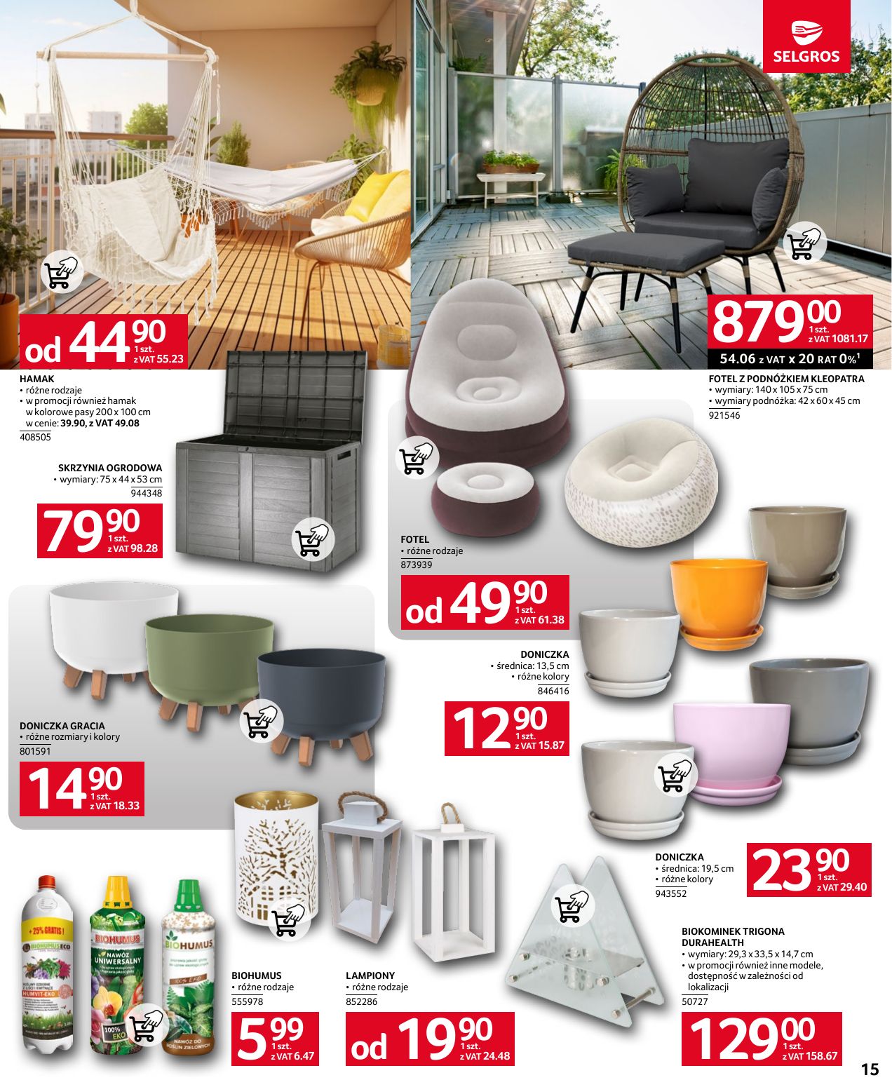 gazetka promocyjna SELGROS Katalog Home&Deco - Strona 15