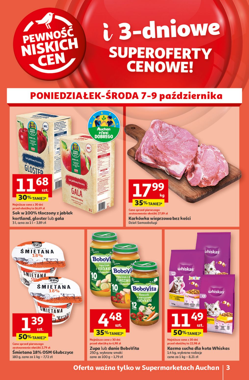 gazetka promocyjna Auchan Supermarket Pewność Niskich Cen - Strona 3