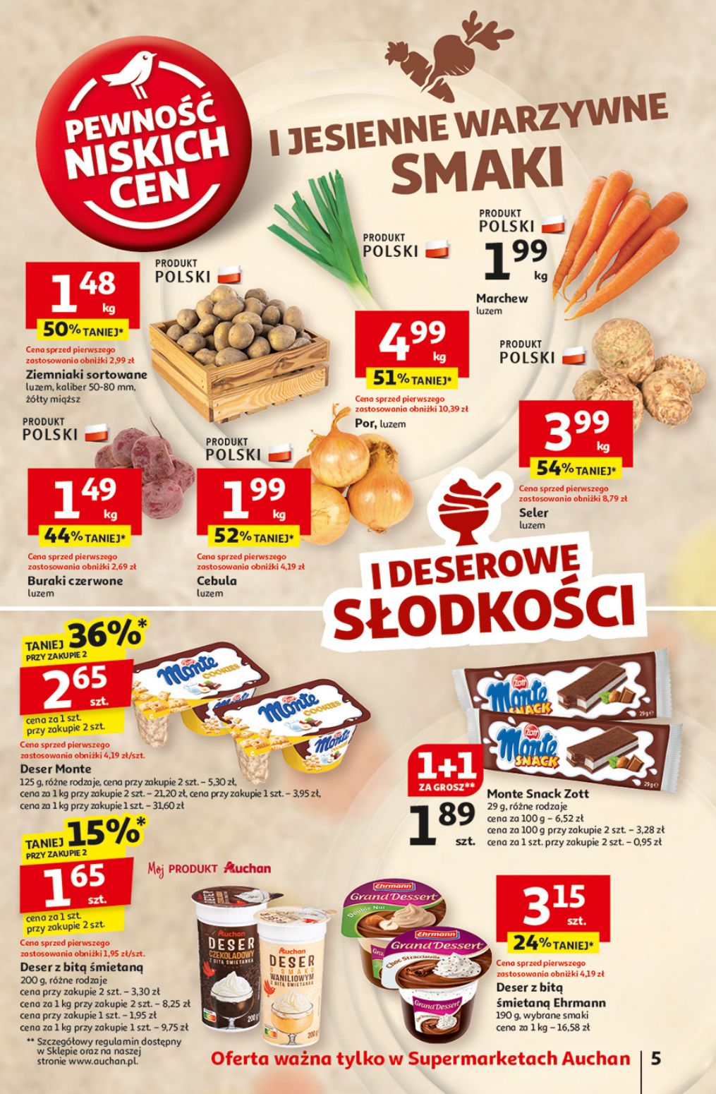 gazetka promocyjna Auchan Supermarket Pewność Niskich Cen - Strona 5