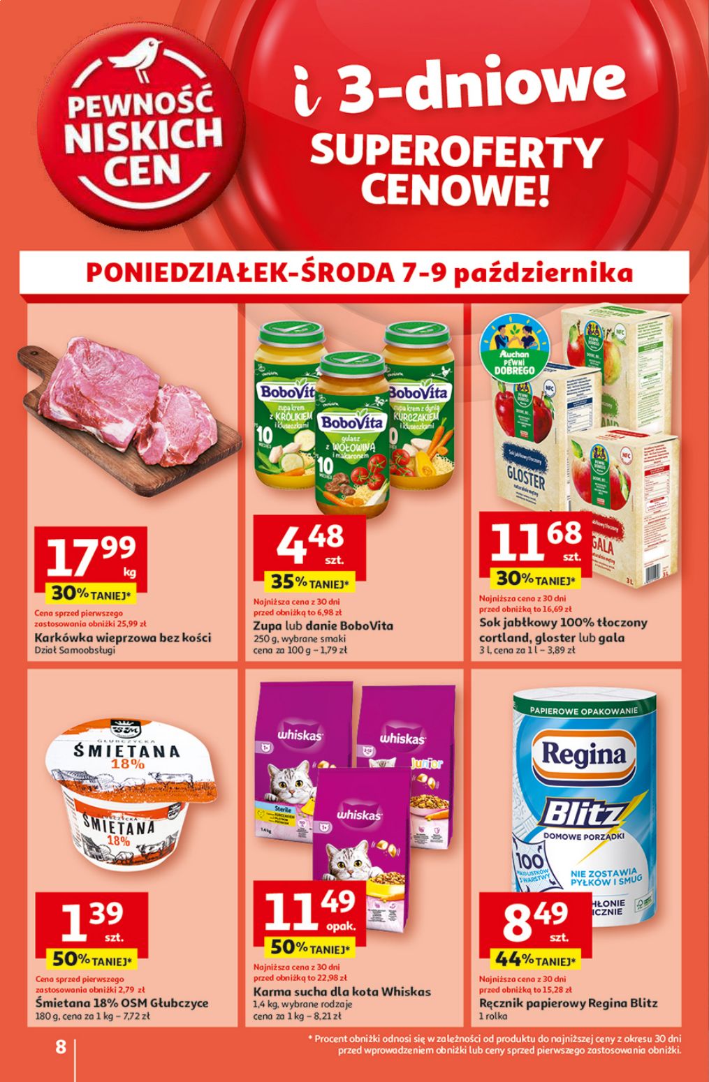 gazetka promocyjna Auchan Pewność niskich cen - Strona 8