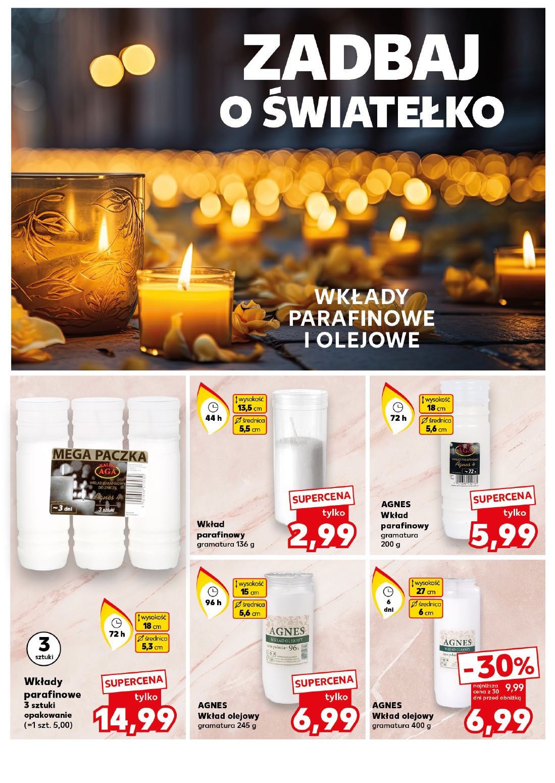 gazetka promocyjna Kaufland Znicze, wkłady, dekoracje - Strona 4