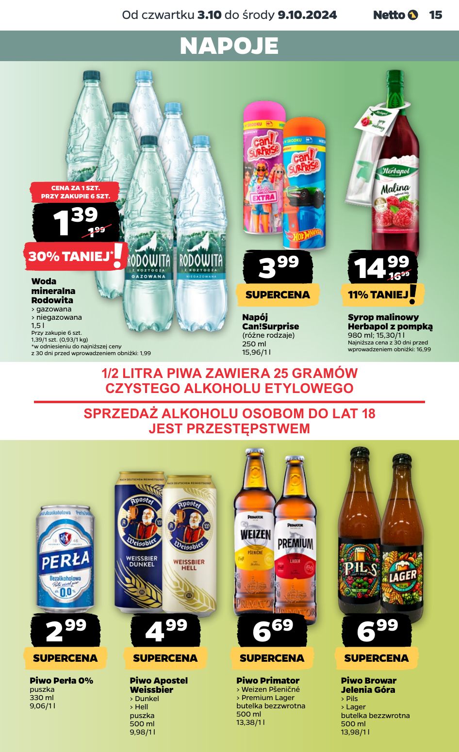 gazetka promocyjna NETTO Dyskontowe Asy - Strona 15