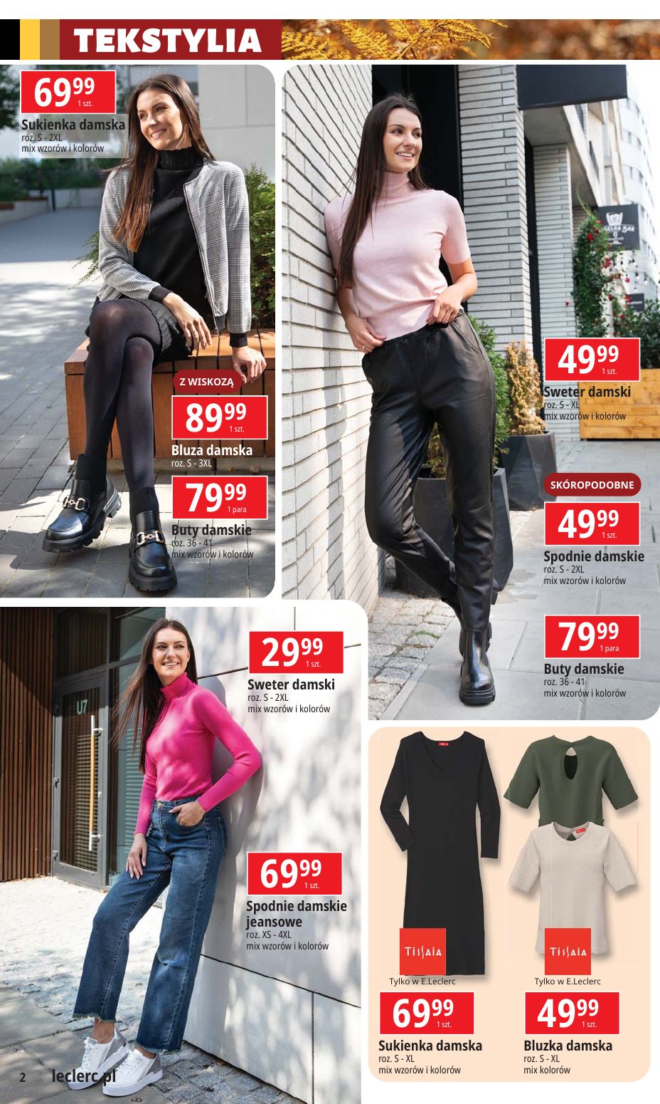 gazetka promocyjna E.Leclerc Moda i uroda w dobrej cenie - oferta rozszerzona - Strona 2