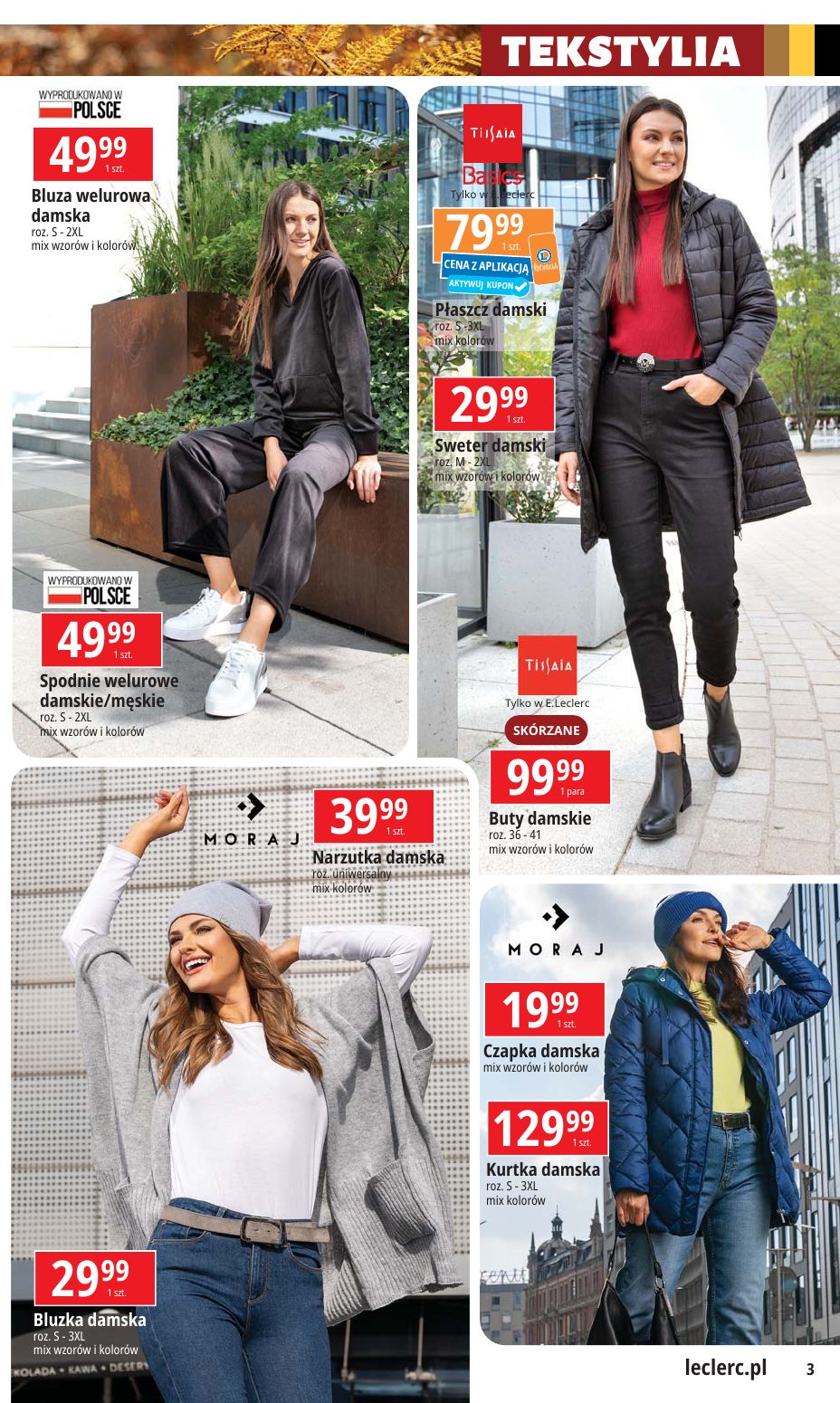 gazetka promocyjna E.Leclerc Moda i uroda w dobrej cenie - oferta rozszerzona - Strona 3