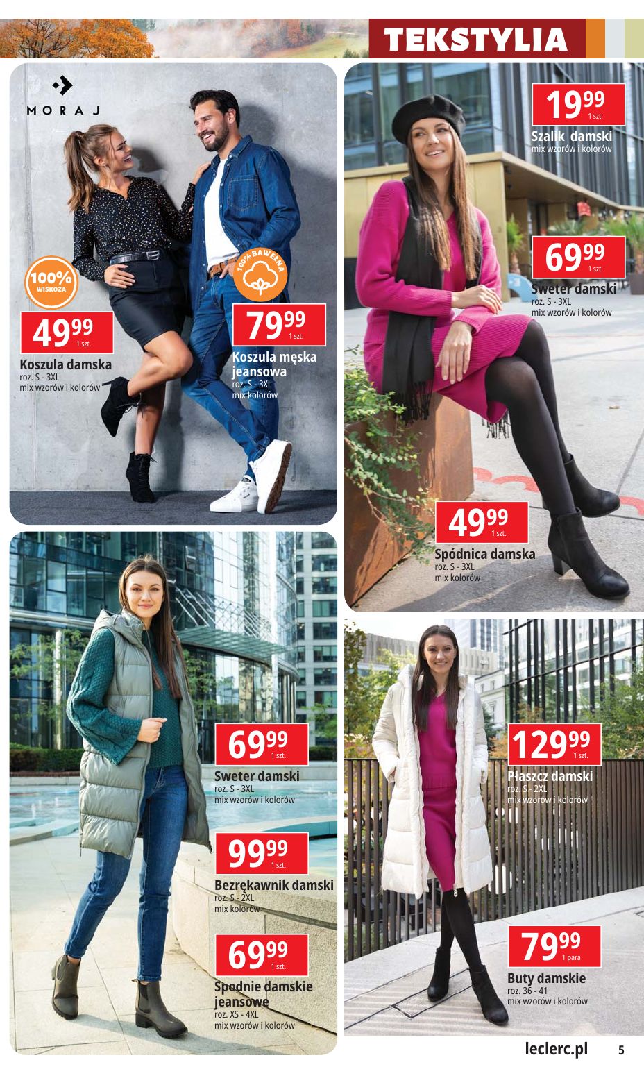 gazetka promocyjna E.Leclerc Moda i uroda w dobrej cenie - oferta rozszerzona - Strona 5