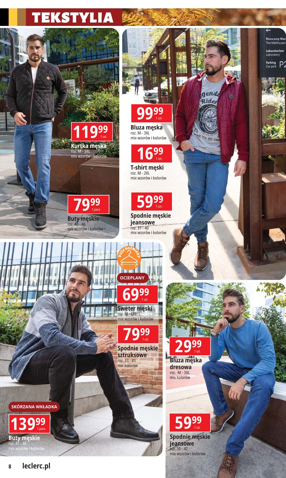 gazetka promocyjna E.Leclerc Moda i uroda w dobrej cenie - oferta rozszerzona - Strona 8