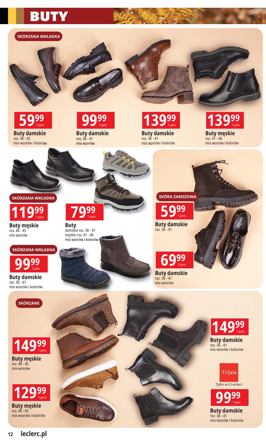 gazetka promocyjna E.Leclerc Moda i uroda w dobrej cenie - oferta rozszerzona - Strona 12