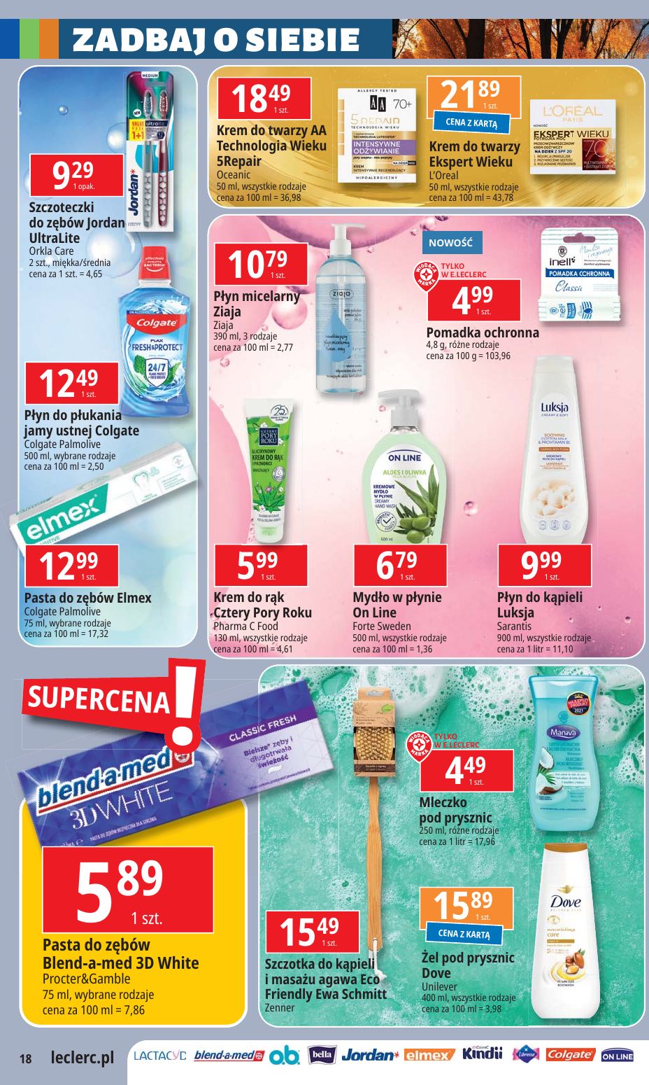 gazetka promocyjna E.Leclerc Moda i uroda w dobrej cenie - oferta rozszerzona - Strona 18