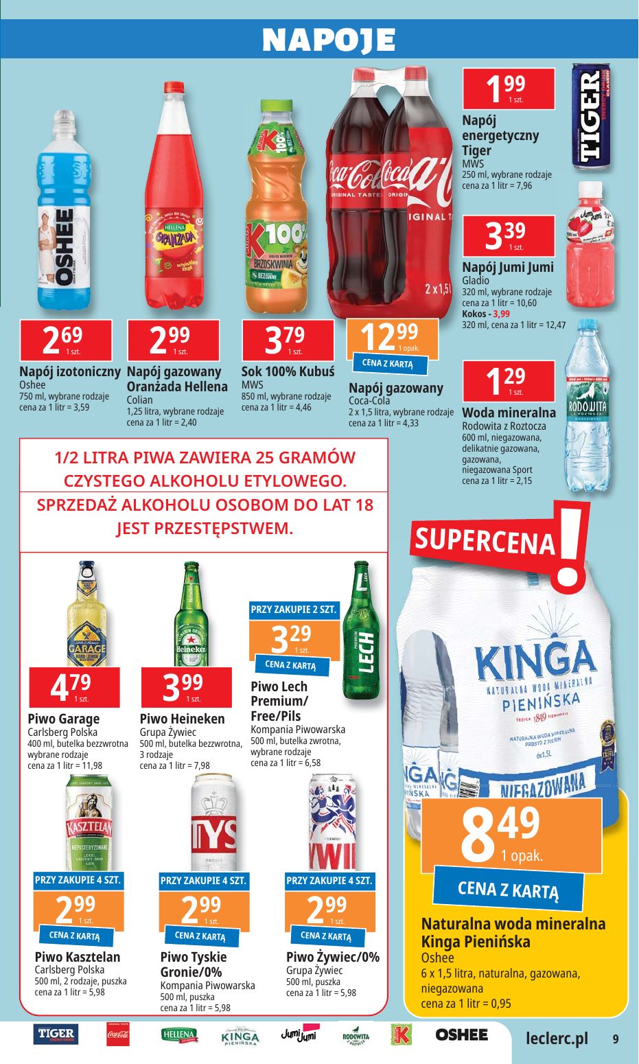 gazetka promocyjna E.Leclerc Wybór w dobrej cenie - oferta rozszerzona - Strona 9