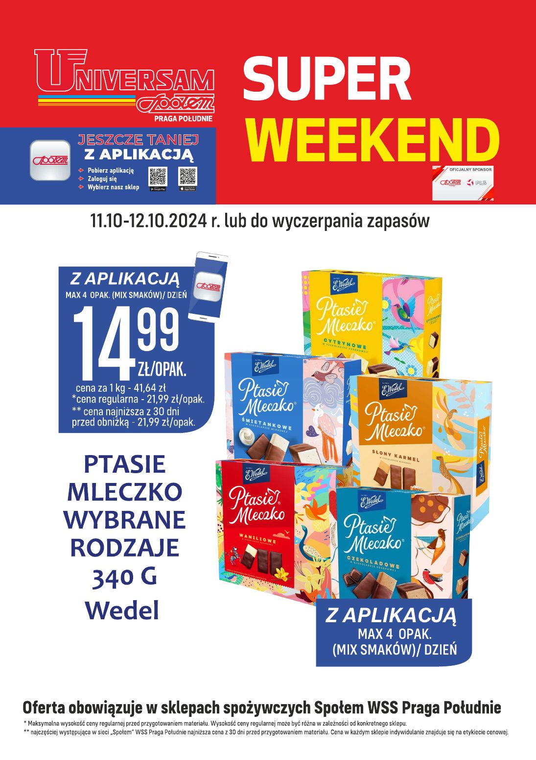 gazetka promocyjna Społem Praga Super Weekend - Strona 1