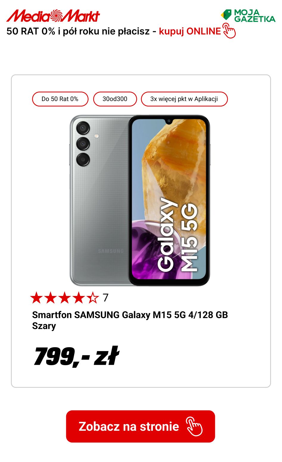 gazetka promocyjna Media Markt 50 rat ZERO% i do pół roku nie płacisz! - Strona 4