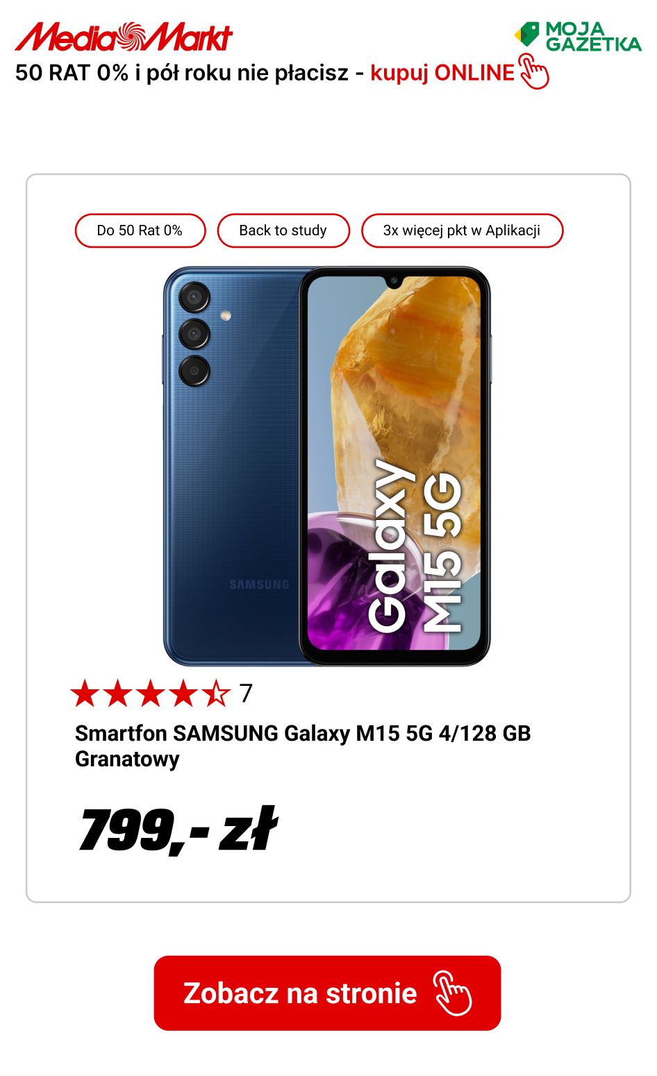 gazetka promocyjna Media Markt 50 rat ZERO% i do pół roku nie płacisz! - Strona 10