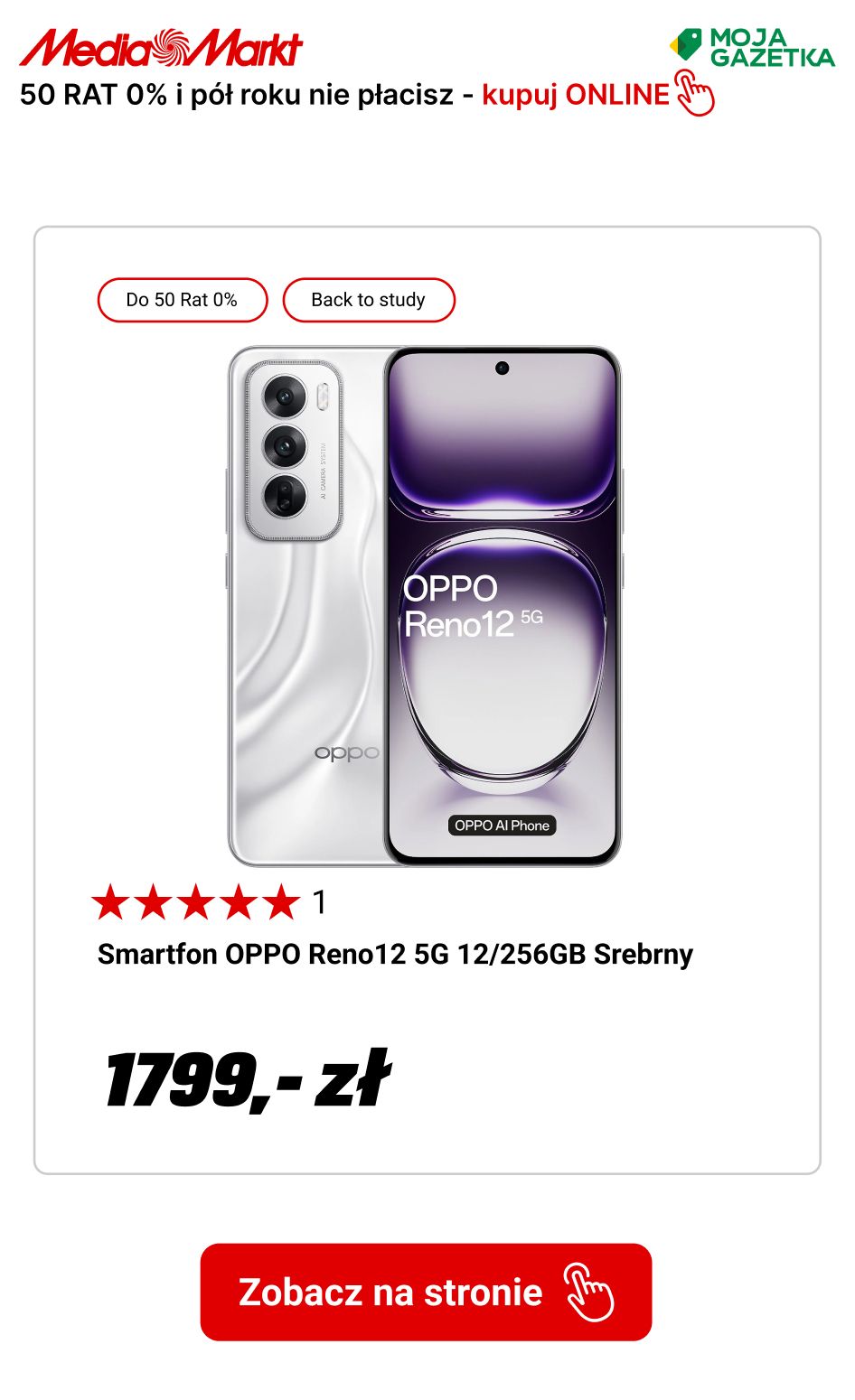 gazetka promocyjna Media Markt 50 rat ZERO% i do pół roku nie płacisz! - Strona 12