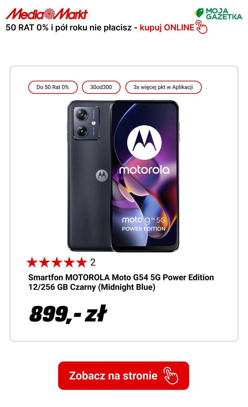 gazetka promocyjna Media Markt 50 rat ZERO% i do pół roku nie płacisz! - Strona 14