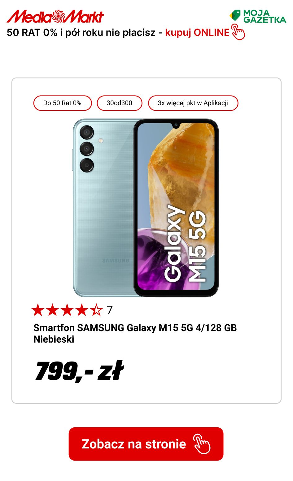 gazetka promocyjna Media Markt 50 rat ZERO% i do pół roku nie płacisz! - Strona 23