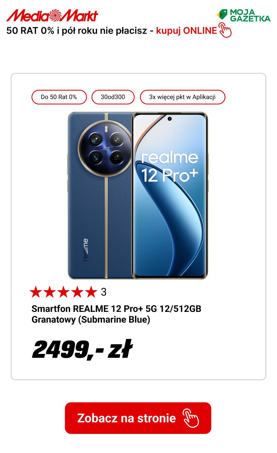 gazetka promocyjna Media Markt 50 rat ZERO% i do pół roku nie płacisz! - Strona 26