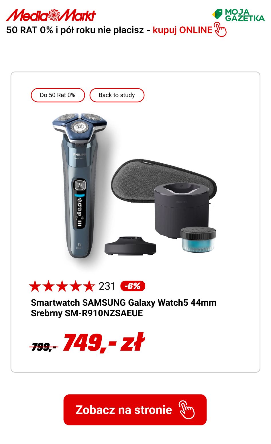 gazetka promocyjna Media Markt 50 rat ZERO% i do pół roku nie płacisz! - Strona 27