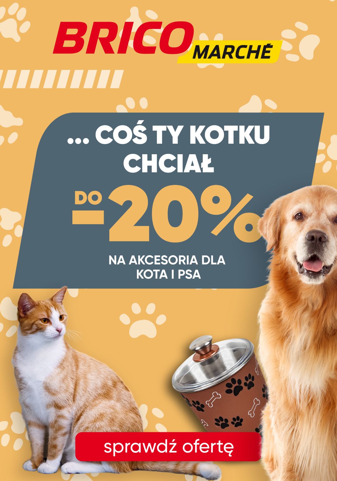 gazetka promocyjna BRICOMARCHE Super oferty dla PUPILI! Do -20% na akcesoria dla kota i psa. - Strona 1